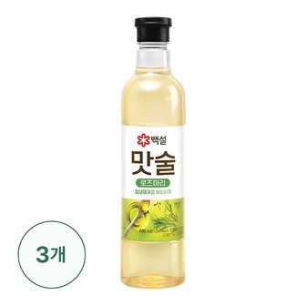  [CJ]백설 맛술 로즈마리 800ml X 3개