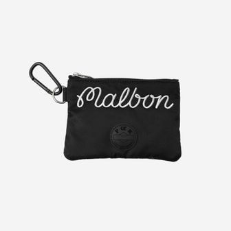  말본 골프 x 포터 피오티알 유틸리티 파우치 블랙 Malbon Golf x Porter POTR Utility Pouch Bla