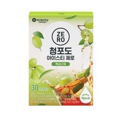 맥널티 청포도 아이스티 제로 액상스틱 13ml 30개입