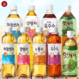  웅진 음료 500ml 20개/1L 12개 결명자차/누룽지차/하늘보리 택1