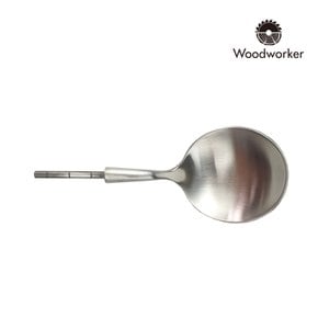 우드워커 우드카빙용 스테인리스 실버 디저트 스푼 파츠 Stainless Matte Silver dessert spoon