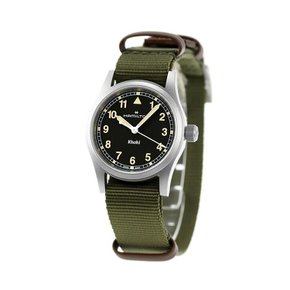 H69301930 카키 필드 쿼츠 남성 나토 33mm