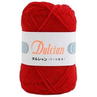  DARUMA 다르샨 울 병타 털실 Col.112 레드 계 40g 약 75m 5800