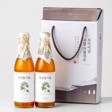 통참깨 100% 청년들기름 350ml+청년들기름 350ml 선물세트