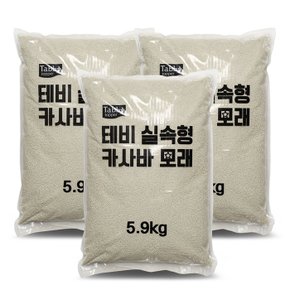 테비 실속형 카사바 5.9kg 3개입 고양이모래