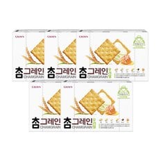 크라운 참그레인샌드 우리밀 192g x 5개 낱개