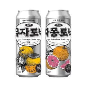 클룹 리얼 토닉 500ml 자몽 3개 + 유자 3개 / 총 6개