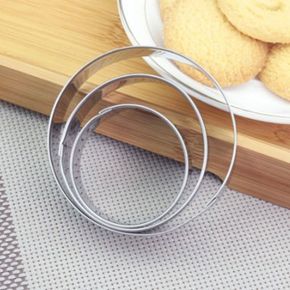 쿠키반죽 쿠키만들기 원형 쿠키커터 쿠키모양틀 세트 X ( 2매입 )