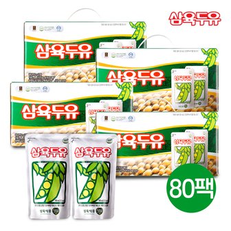 삼육두유 두유 파우치 190ml 80팩