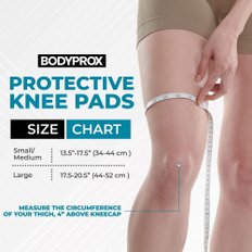 Bodyprox Protective Knee Pads, Thick Sponge Anti-Slip, Collision Avoidance Knee Sleeve