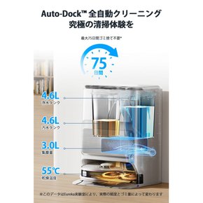 [2024 EUREKA J12 Ultra 5000pa DuoDetect 신등장·전자동 청소기] 로봇 청소기 강력 흡인 물