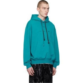 송 포 더 뮤트 블루 adidas Originals 후디 IY9518 ACTIVE TEAL