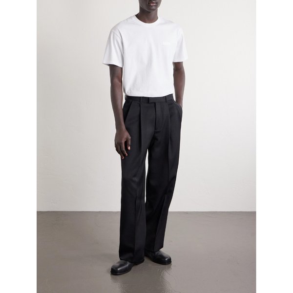 로고 아플리케 코튼 저지 티셔츠 46376663163056666