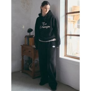 Petal Boucle Hoodie Set-up_Black(O25-SET01)