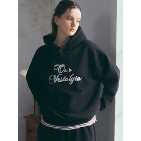 Petal Boucle Hoodie Set-up_Black(O25-SET01)