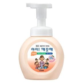 뽀득 뽀득 손세정 핸드워시 라이온 아이깨끗해 복숭아향 용기 250ml