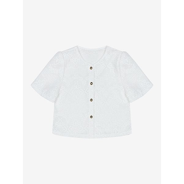 자가드 노카라 자켓 (VKJAE2143)