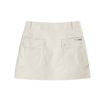 MARTINE GOLF [정상가 298000원]여성 빅포켓 스커트 화이트 (QW0DCU10231)