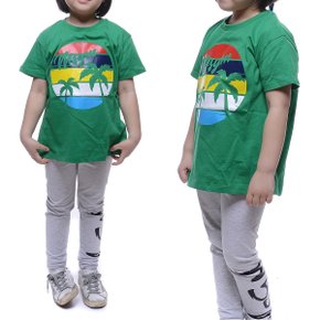[부산점] [엠에스지엠] 20SS MSGM 화와이안 야자수 반팔 티셔츠 (022441_080_20S) (022441 080 20S)