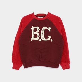 24FW BC로고 레글런 슬리브 스웨트 여아(남아)맨투맨 B224AC050 641