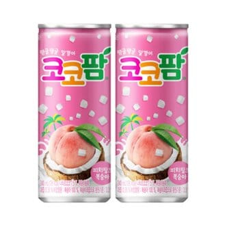  해태음료 코코팜 피치핑크 240ml 60캔