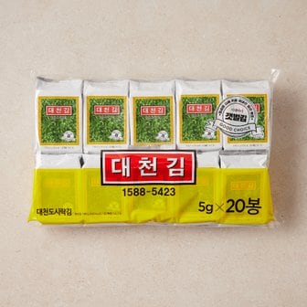 대천김 재래김 100g (5g*20)