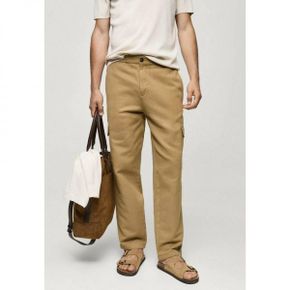 4803194 Mango COLOMBO - Cargo trousers marron moyen