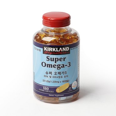 글로벌푸드 [커클랜드]슈퍼 오메가3 (1229mg x 180캡슐)