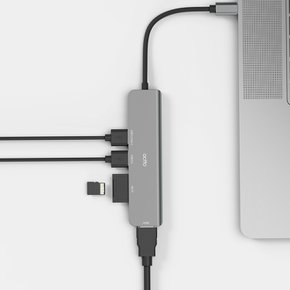 5in1 C타입 3.2 HDMI 4K 미러링 넷플릭스 Dex 멀티 맥북 허브 CRH-30