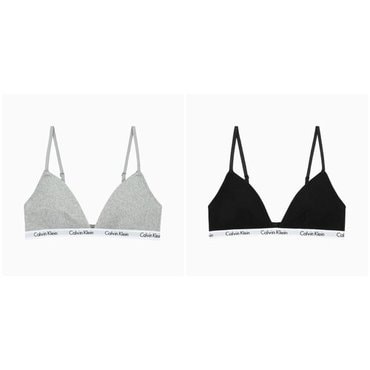 Calvin Klein Underwear 여성 캐러셀 립 라이틀리 라인드 트라이앵글 브라렛 2종 택1(QP3265O-P7A/UB1)