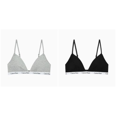 Calvin Klein Underwear 여성 캐러셀 립 라이틀리 라인드 트라이앵글 브라렛 2종 택1(QP3265O-P7A/UB1)