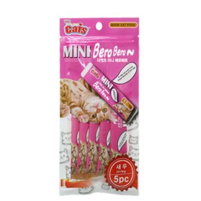 더캣츠 미니 베로베로 고양이 츄르간식 새우 10g 5p