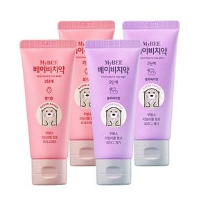 겔형 베이비치약 2단계(2~4세) 50g * 4개 / 아기치약