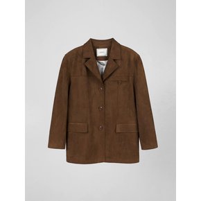 CLASSIC SUEDE JACKET_CAMEL