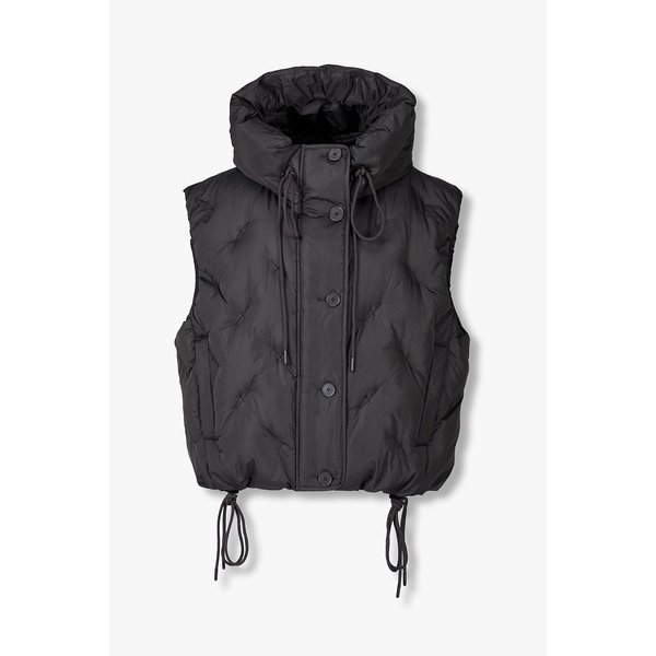 스티치드 후디 다운 베스트 9105414116081