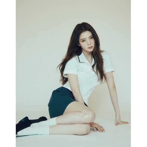지오다노 NEW 한소희 레귤러핏  미니 테리 쇼츠 405550