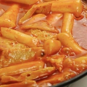 사계절 떡볶이 밀키트 순한맛 카레맛 밀떡 430g