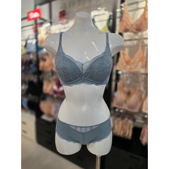 비너스 [시흥점] S 비너스 ) 24aw 풀커버리지 브라, 헴팬티 세트[VBR0991/VPT0991H-MG]