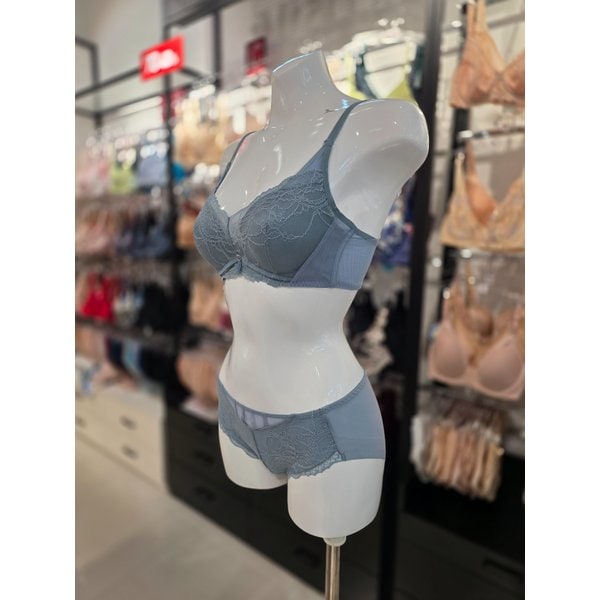 [시흥점] S 비너스 ) 24aw 풀커버리지 브라, 헴팬티 세트[VBR0991/VPT0991H-MG]