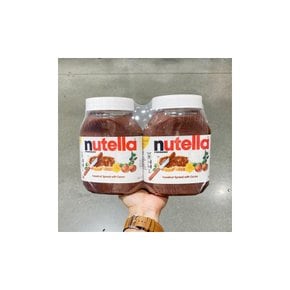 Nutella누텔라  초콜렛  헤이즐넛  스프레드  1kg  x  2병