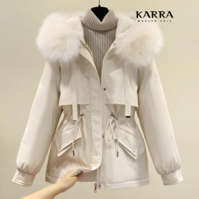 KARRA (77까지)더블플랩퍼후드패딩_A3W0003