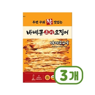  세아 참맛있는 바베큐조미오징어 술안주간식 50g x 3개