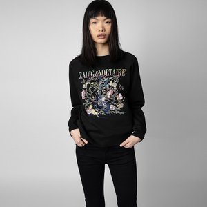 쟈딕앤볼테르 [여주점] 맨투맨 Upper Guitar Sweatshirt ZE3SFCTTT003Z10