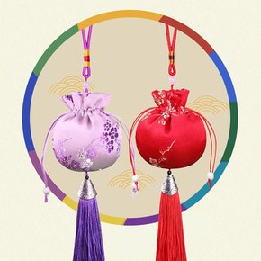 미니 복주머니 자수 추석 명절 한복 소품 설날 선물 복조리 파우치