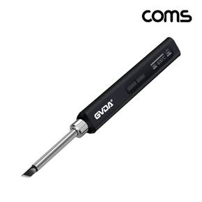 Coms 초고속 급속예열 인두기 USB C 디스플레이 인두 휴대용 온절