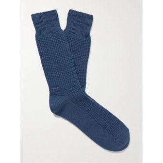 MR P. 미스터 피 와플 니트 코튼 블렌드 삭스 46376663162924196