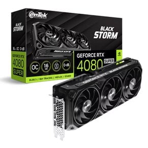 지포스 RTX 4080 SUPER BLACK STORM OC D6X 16GB .~