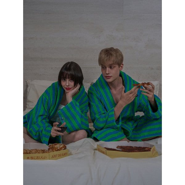 스트라이프 오션 수피마 바스 로브