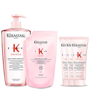 케라스타즈 [SSG단독 선런칭] 세트 방 제네시스 샴푸 1L (본품 500ml + 리필 500ml)