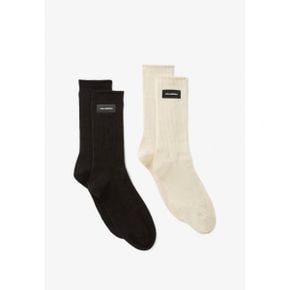 4956172 KARL LAGERFELD ESSENTIAL LOGO PACK OF 2 - Socks pristine black 101268637